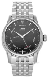 Oris Artelier Small Second 01 745 7666 4054-07 8 23 77 44mm Stainless steel Black