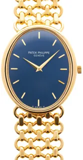 Patek Philippe Ellipse 3798/3 30mm Yellow gold Blue