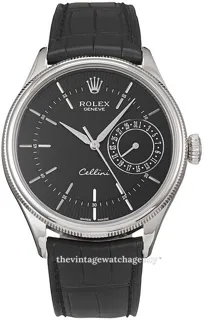 Rolex Cellini 50519-0007 39mm White gold Black