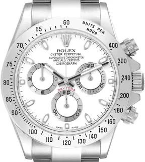 Rolex Daytona 116520 Stainless steel White