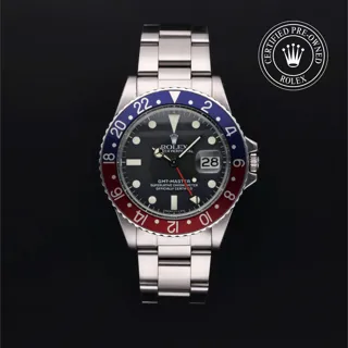 Rolex GMT-Master 16750 40mm Stainless steel Black$Dark