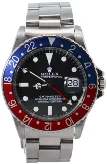 Rolex GMT-Master 1675 40mm Stainless steel Black