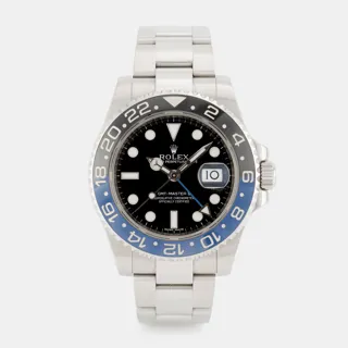 Rolex GMT-Master II 116710BLNR 40mm Stainless steel Black