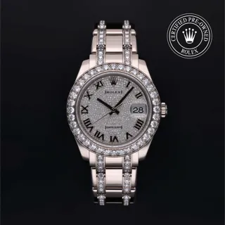 Rolex Pearlmaster 86289 White gold Diamond paved