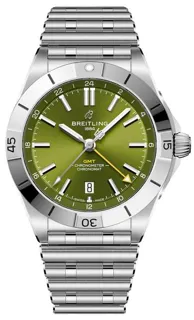 Breitling Chronomat GMT A32398A11L1A1 40mm Stainless steel Green