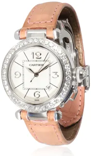 Cartier Pasha de Cartier 2398 32mm White gold Silver