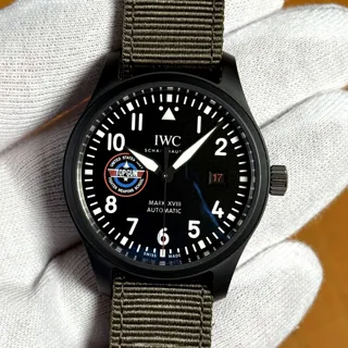 IWC Pilot IW324712 41mm Black ceramic Black