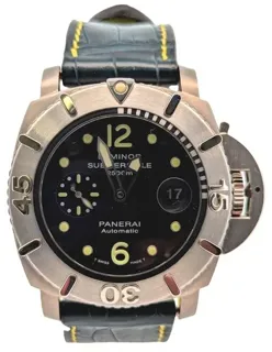 Panerai Submersible PAM 00285 47mm Titanium and Stainless steel Black