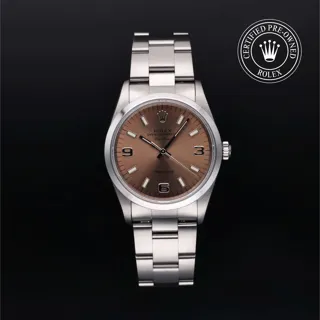 Rolex Air King 14000 34mm Stainless steel Pink