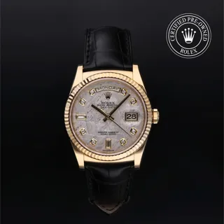 Rolex Day-Date 36 118138 36mm Yellow gold Gray