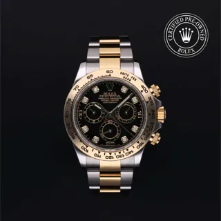 Rolex Daytona 116503 40mm Oystersteel$Yellow Gold Black