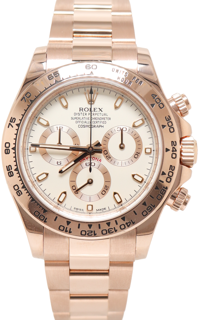 Rolex Daytona 116505 40mm Everose gold White