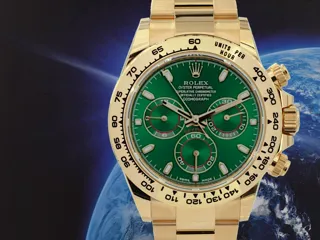 Rolex Daytona 116508 40mm Yellow gold Green