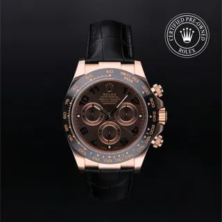 Rolex Daytona 116515ln 40mm Rose gold Brown