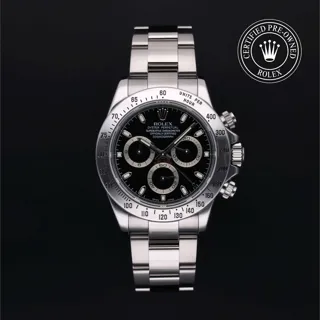 Rolex Daytona 116520 40mm Stainless steel Black