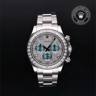 Rolex Daytona 116576TBR 40mm Platinum White