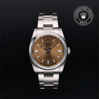 Rolex Oyster Perpetual 36 116000 36mm Stainless steel White Grape