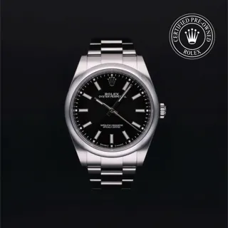 Rolex Oyster Perpetual 39 114300 39mm Stainless steel Black