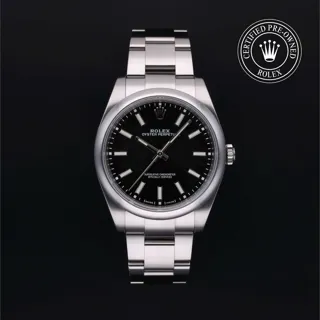 Rolex Oyster Perpetual 39 114300 39mm Stainless steel Black