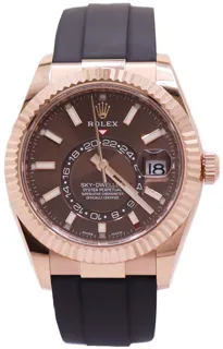 Rolex Sky-Dweller 326235 42mm Rose gold Brown