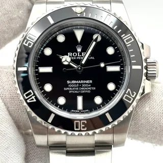 Rolex Submariner 114060 40mm Stainless steel Black