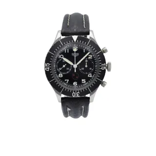 Heuer Bundeswehr 1550 SG Stainless steel Black