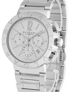 Bulgari Bulgari BB42WSSDCH/N AUTO 42mm Stainless steel White