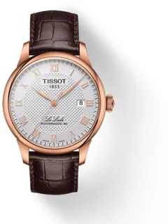 Tissot Le Locle T006.407.36.033.00 39.5mm Rose gold and Stainless steel Silver