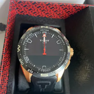 Tissot Touch T121.420.47.051.02 47.5mm Rose gold and Titanium Black