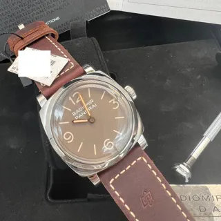 Panerai Radiomir 1940 PAM 00662 47mm Stainless steel Brown