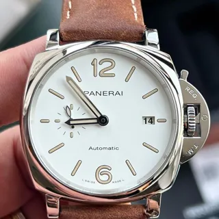 Panerai Luminor Due PAM01046 42mm Stainless steel White