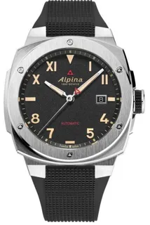 Alpina Alpiner AL-525BB4AE6 41mm Stainless steel Black