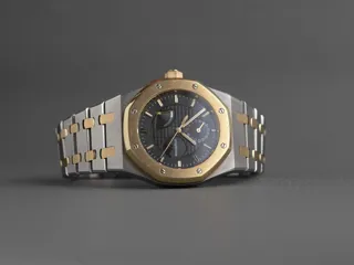 Audemars Piguet Royal Oak 26168SR.OO.1220SR.01 Rose gold and Stainless steel Black