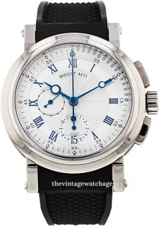 Breguet Marine 5827BB/12/5ZU White gold Silver