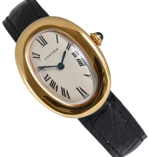 Cartier Baignoire 866044 30mm Yellow gold White