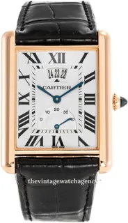 Cartier Tank Louis W1560003 Rose gold Silver