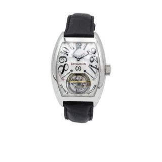 Franck Muller Tourbillon 9800 REV 3 Platinum Silver