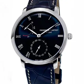 Frédérique Constant Manufacture Slimline FC-723NR3S6 40mm Stainless steel Blue