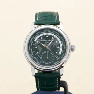 Frédérique Constant Manufacture Worldtimer FC-718GRWM4H6 42mm Stainless steel Green