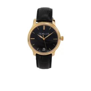 H. Moser & Cie. Monard Date 342.502 18k rose gold Black