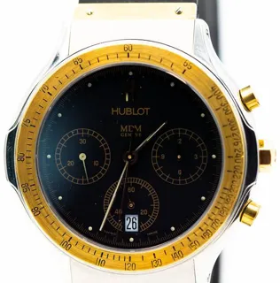 Hublot Classic 1620.2 37mm Yellow gold and Stainless steel Black