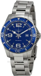 Longines HydroConquest L3.640.4.96.6 Stainless steel Blue