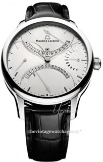 Maurice Lacroix Masterpiece Double Retrograde MP6518-SS001-130 steel Silver