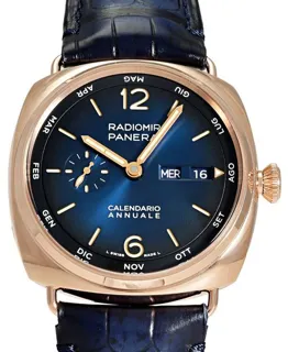 Panerai Radiomir PAM01363 45mm Goldtech Blue