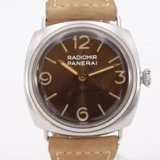 Panerai Radiomir PAM02020 45mm Stainless steel Brown