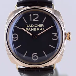 Panerai Radiomir PAM 379 / 00379 47mm Rose gold Black