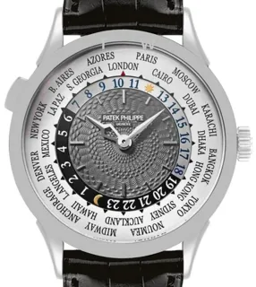 Patek Philippe World Time 5230G-001 39mm White gold Gray