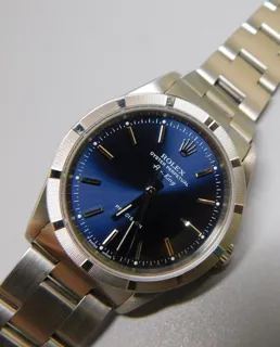 Rolex Air King 14010 Stainless steel Blue