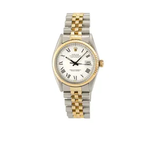 Rolex Datejust 36 16013 Yellow gold and Stainless steel White