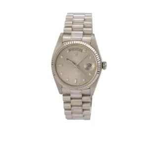 Rolex Day-Date 36 18039 White gold Taupe